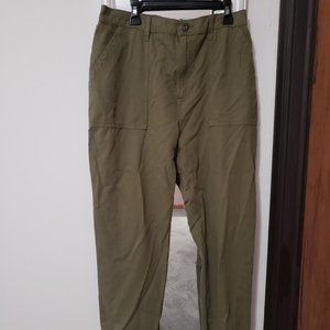 Straight leg winter moss pants